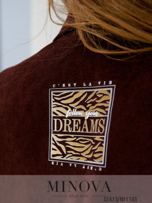 Костюм №1583-шоколад_minova_6