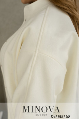 Пальто №2566-молочний_minova_6