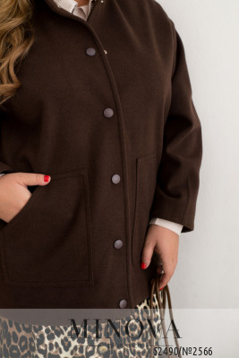 Пальто №2566-шоколад_minova_6