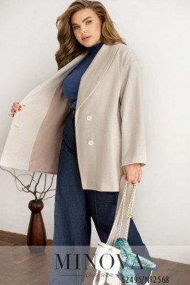 Пальто №2568-бежевий-молочний_minova_5