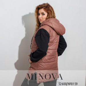 Жилет №0159-мокко_minova_6