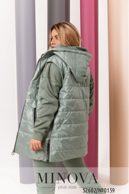 Жилет №0159-фісташка_minova_6
