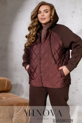 Спортивний костюм №2570-шоколадний_minova_5