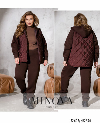 Спортивний костюм №2570-шоколадний_minova_7