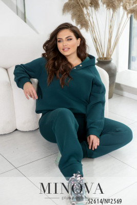 Спортивний костюм №2569-зелений