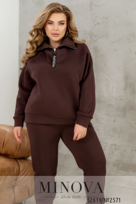 Спортивний костюм №2571-шоколадний_minova_5