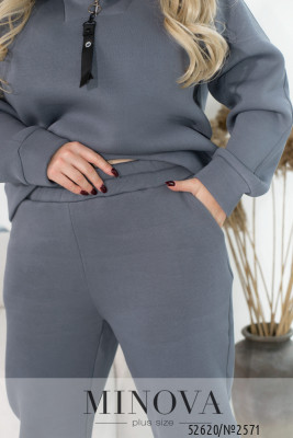 Спортивний костюм №2571-сірий_minova_6