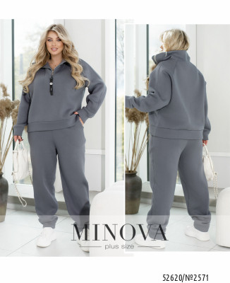 Спортивний костюм №2571-сірий_minova_7