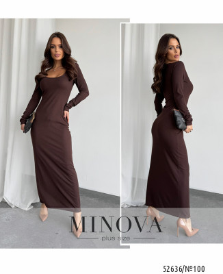 Сукня №100-шоколадний_minova_7