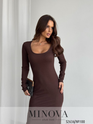 Сукня №100-шоколадний_minova_5