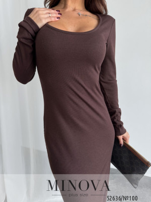 Сукня №100-шоколадний_minova_6