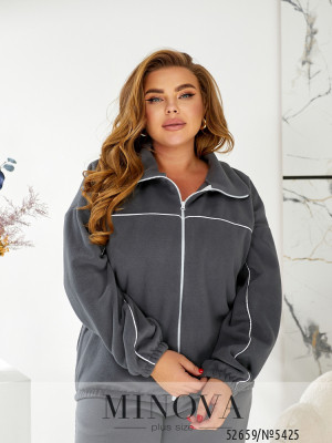 Костюм №5425-темно-сірий_minova_5