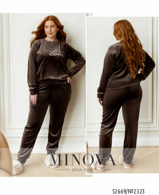 Домашний костюм №2323-шоколадний_minova_7