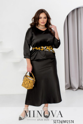 Костюм №2574-чорний