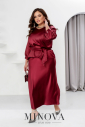 Костюм №2574-бордо