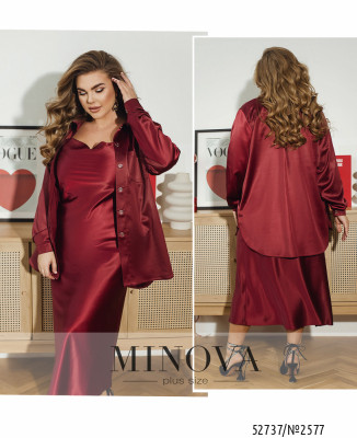 Сорочка №2577-бордо_minova_6