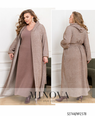 Кардиган №2578-шоколадний_minova_7