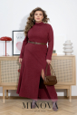 Платье №2584-бордо