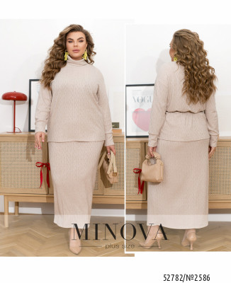 Костюм №2586-світло-бежевий_minova_7