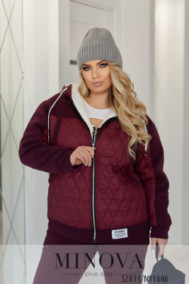 Спортивний костюм №1606-бордо_minova_5