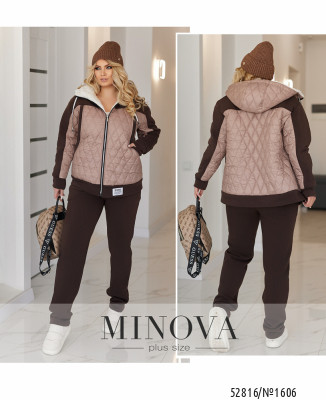 Спортивний костюм №1606-шоколад_minova_7