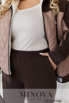 Спортивний костюм №1606-шоколад_minova_6