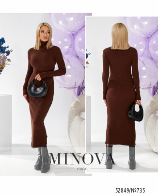 Сукня №735-шоколадний_minova_7