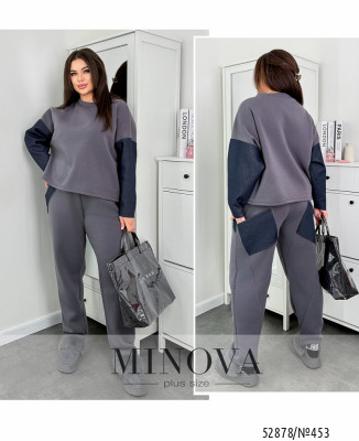 Спортивний костюм №453-сірий_minova_7