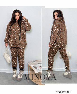 Спортивний костюм №491-коричневий_minova_7
