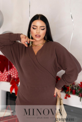 Сукня №490-шоколадний_minova_5