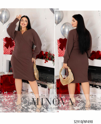 Сукня №490-шоколадний_minova_7
