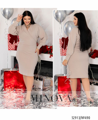 Сукня №490-бежевий_minova_7
