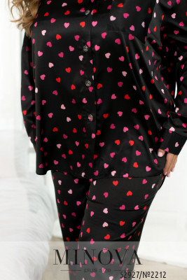 Піжамний костюм №2212-чорний_minova_6