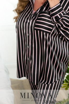 Піжамний костюм №2212-чорний-рожевий_minova_6