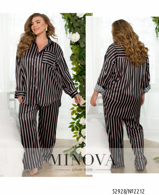 Піжамний костюм №2212-чорний-рожевий_minova_7