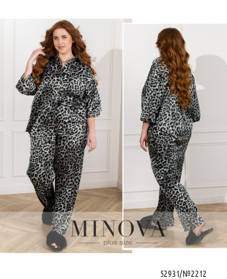Піжамний костюм №2212-сірий-чорний_minova_7