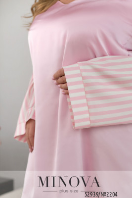 Піжамний костюм №2204-розовий-молочний_minova_6