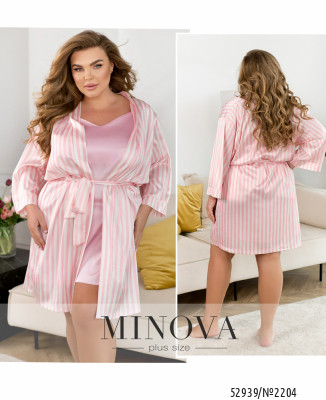 Піжамний костюм №2204-розовий-молочний_minova_7