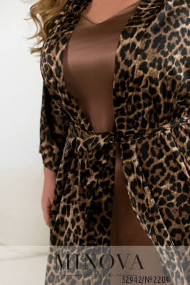 Піжамний костюм №2204-бежевий лео_minova_6