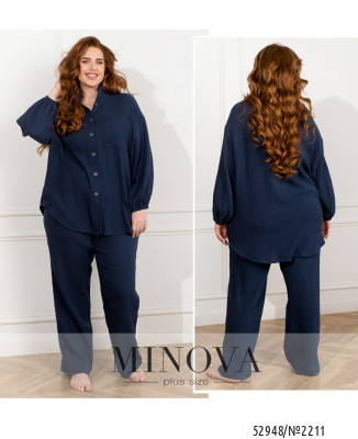 Піжамний костюм №2211-темно-синій_minova_7