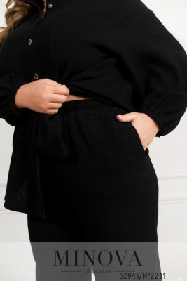 Піжамний костюм №2211-чорний_minova_6