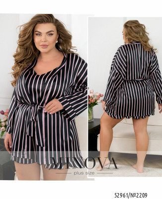 Домашній костюм 3-ка №2209-чорний-рожевий_minova_7