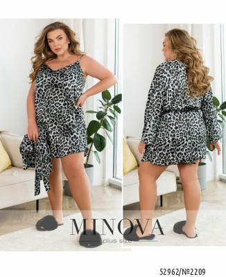 Домашній костюм 3-ка №2209-сірий-чорний_minova_7