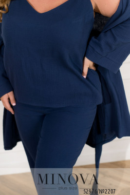 Домашній костюм 3-ка №2207-темно-синій_minova_6