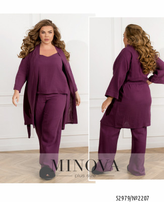 Домашній костюм 3-ка №2207-фіолетовий_minova_7
