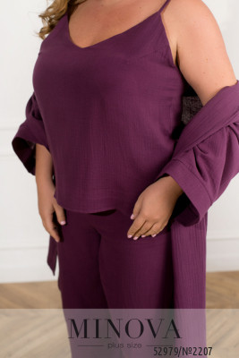 Домашній костюм 3-ка №2207-фіолетовий_minova_6