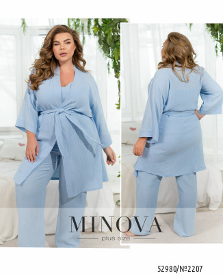 Домашній костюм 3-ка №2207-блакитний_minova_7