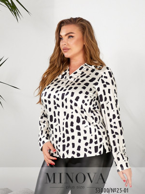 Блуза №25-01-білий-чорний_minova_5