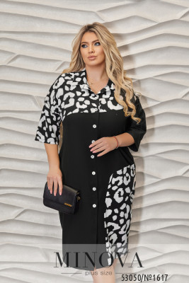 Сукня №1617-чорний лео_minova_5