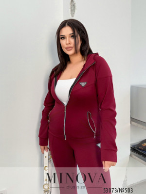 Спортивний костюм №503-бордо_minova_5